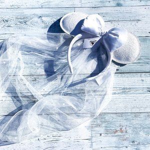 BRIDAL WEDDING VEIL MINNIE MOUSE DISNEY EAR